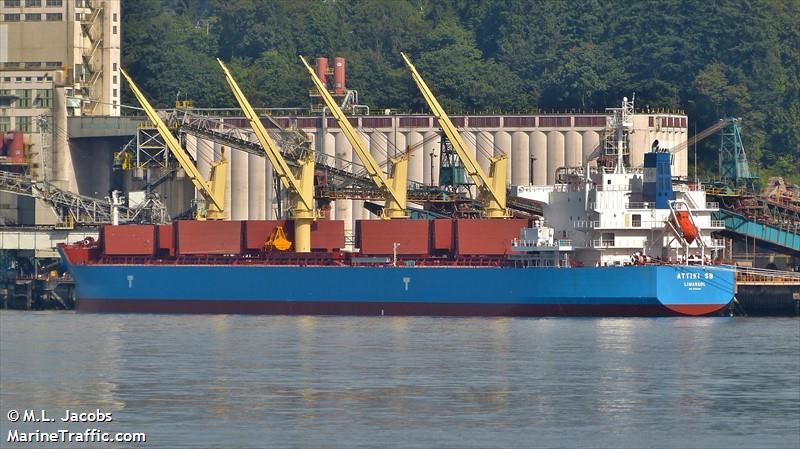 attiki sb (Bulk Carrier) - IMO 9729350, MMSI 210655000, Call Sign 5BGP4 under the flag of Cyprus