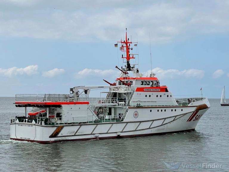 hermann marwede (SAR) - IMO , MMSI 211384950, Call Sign DBAR under the flag of Germany