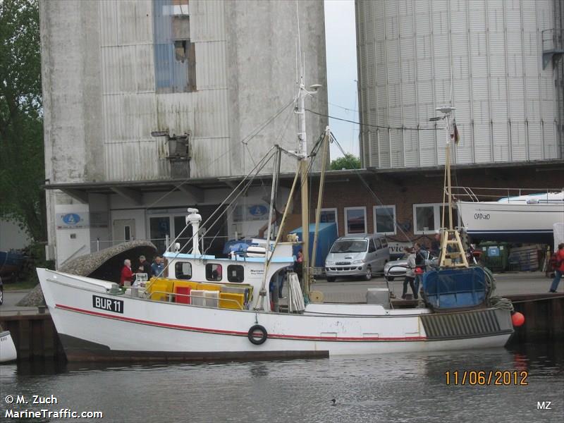 marianne (Fishing vessel) - IMO , MMSI 211516260, Call Sign DKBO under the flag of Germany