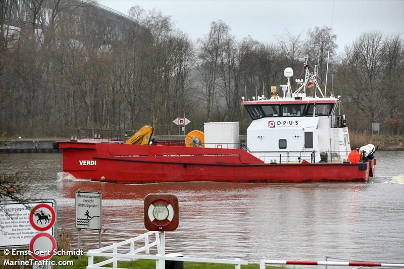 verdi (Offshore Tug/Supply Ship) - IMO 9773662, MMSI 211716130, Call Sign DKHY under the flag of Germany