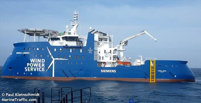 windea leibniz (Work/Repair Vessel) - IMO 9769037, MMSI 218849000, Call Sign DJPT2 under the flag of Germany
