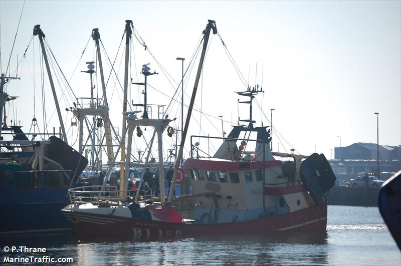 samantha (Fishing vessel) - IMO , MMSI 219002838, Call Sign OUVG under the flag of Denmark