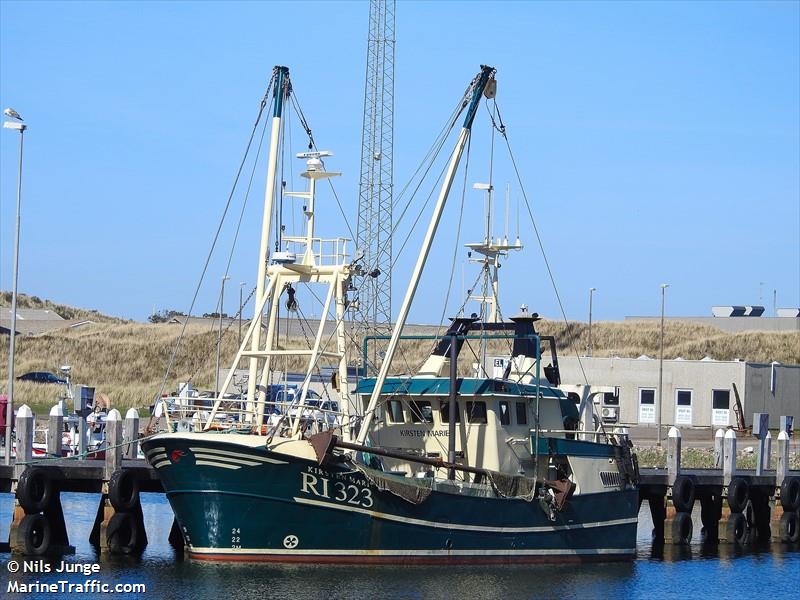 kirsten marie (Fishing vessel) - IMO , MMSI 219011225, Call Sign OXUI under the flag of Denmark