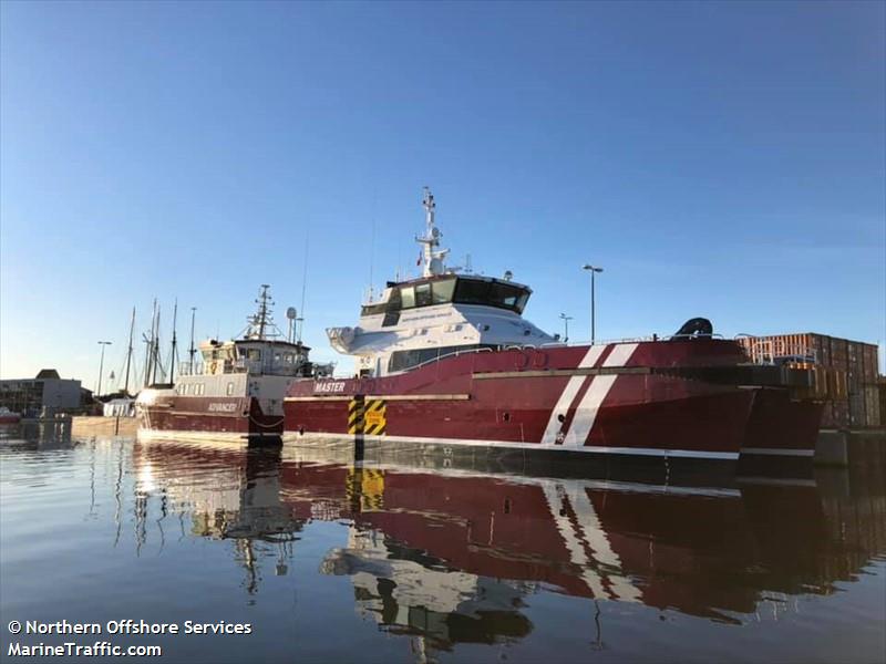 master (Offshore Tug/Supply Ship) - IMO 9768643, MMSI 219027298, Call Sign OZHN2 under the flag of Denmark