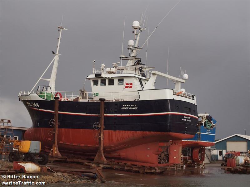 rikke hoj (Fishing vessel) - IMO , MMSI 219922000, Call Sign OVYO under the flag of Denmark