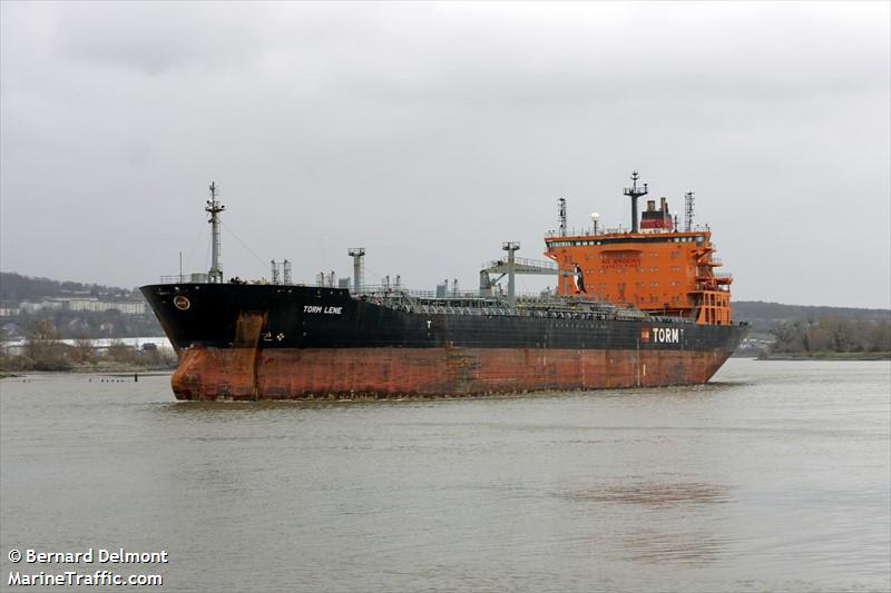 torm lene (Chemical/Oil Products Tanker) - IMO 9390769, MMSI 220620000, Call Sign OUPE2 under the flag of Denmark