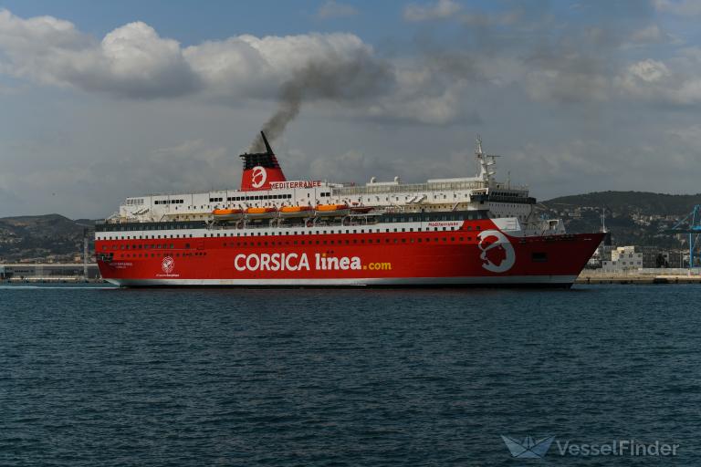 mediterranee (Passenger/Ro-Ro Cargo Ship) - IMO 8705395, MMSI 227187000, Call Sign FNYF under the flag of France