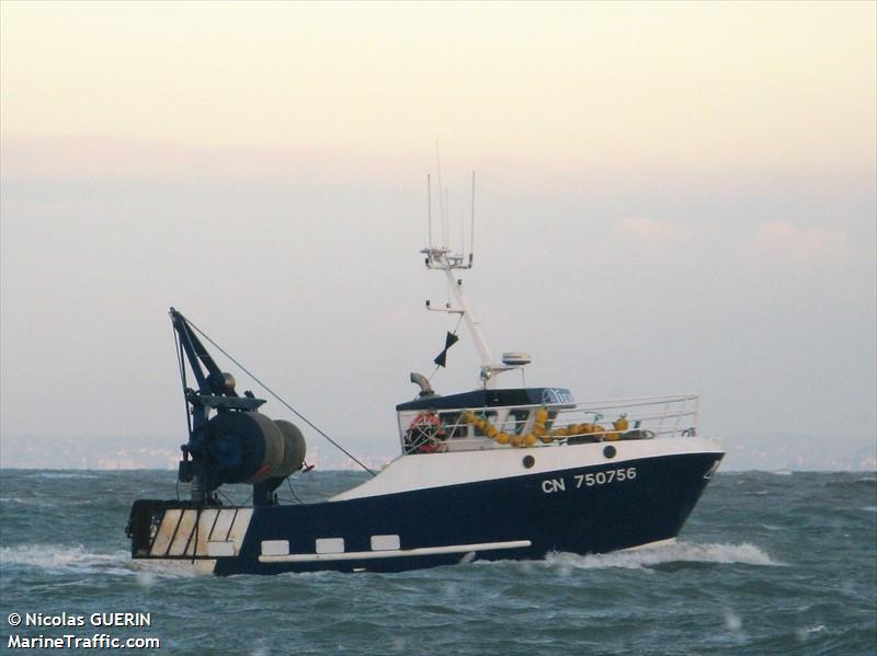 fv le trehic (Fishing vessel) - IMO , MMSI 227643620, Call Sign FG7456 under the flag of France