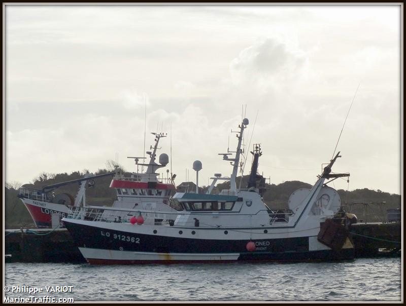 fv naoned (Fishing vessel) - IMO , MMSI 228134700, Call Sign FIUN under the flag of France