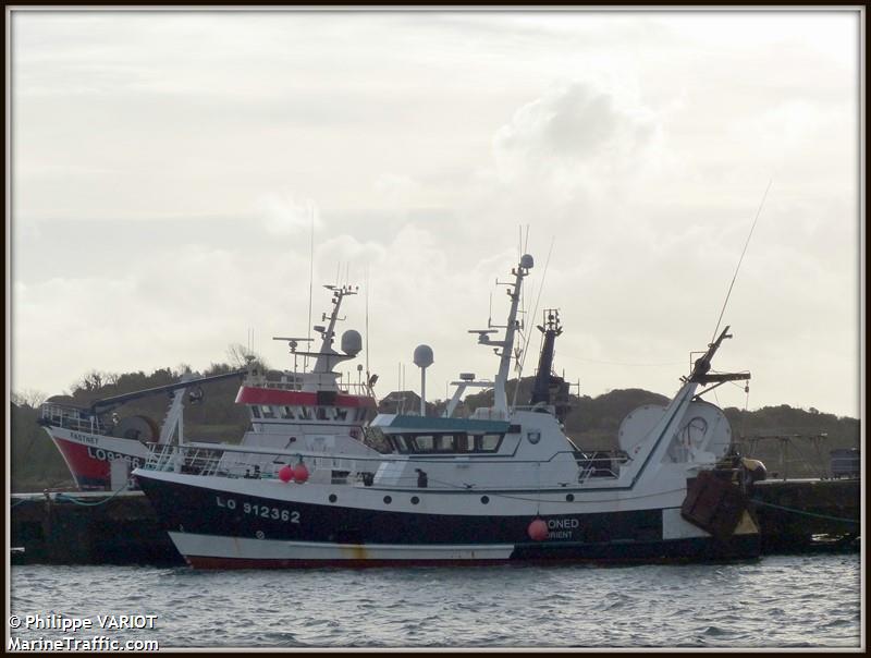 fv naoned (Fishing vessel) - IMO , MMSI 228134700, Call Sign FIUN under the flag of France