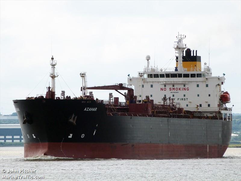 azahar (Chemical/Oil Products Tanker) - IMO 9259915, MMSI 229847000, Call Sign 9HA3658 under the flag of Malta