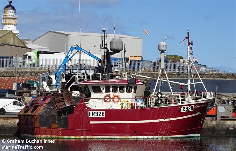 sff gv ocean pioneer (Fishing vessel) - IMO , MMSI 235000170, Call Sign ZQFG7 under the flag of United Kingdom (UK)