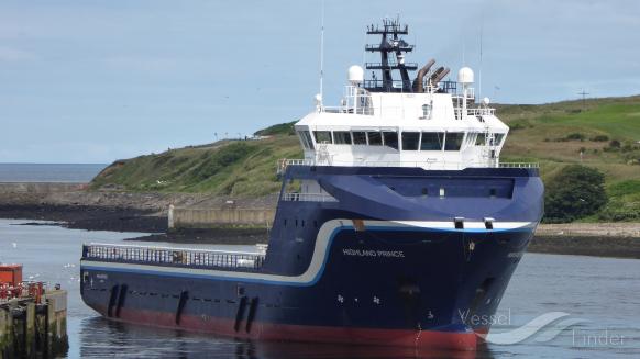 highland prince (Offshore Tug/Supply Ship) - IMO 9439450, MMSI 235074584, Call Sign 2COX6 under the flag of United Kingdom (UK)