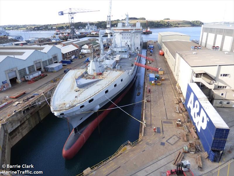 rfa tideforce (Vessel (function unknown)) - IMO 9655561, MMSI 235109339, Call Sign GXRN under the flag of United Kingdom (UK)