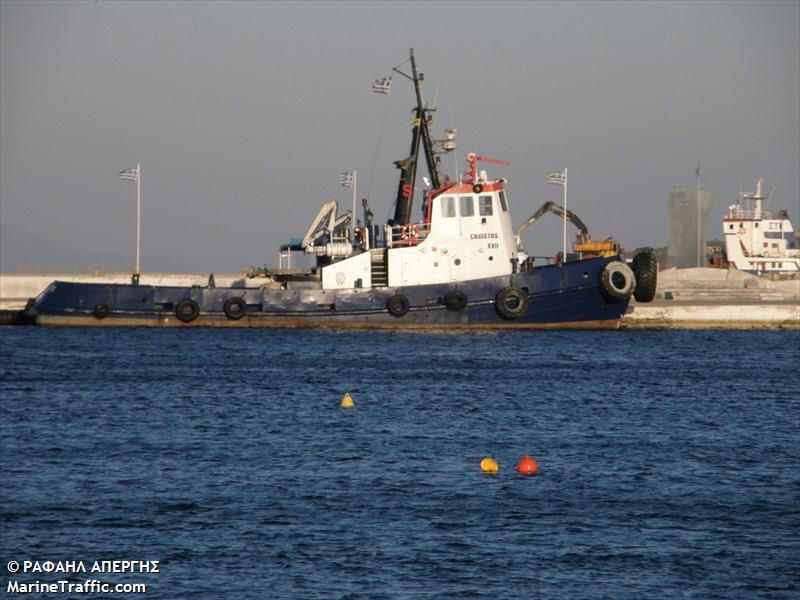 christos xvii (Tug) - IMO 5425619, MMSI 240922000, Call Sign SV6732 under the flag of Greece