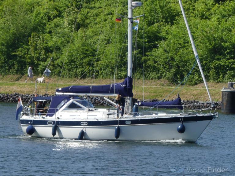 s.y. mrs. b (Sailing vessel) - IMO , MMSI 244615684, Call Sign PH8192 under the flag of Netherlands