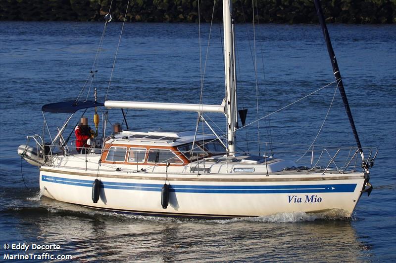via mio (Sailing vessel) - IMO , MMSI 244750720, Call Sign PH2616 under the flag of Netherlands