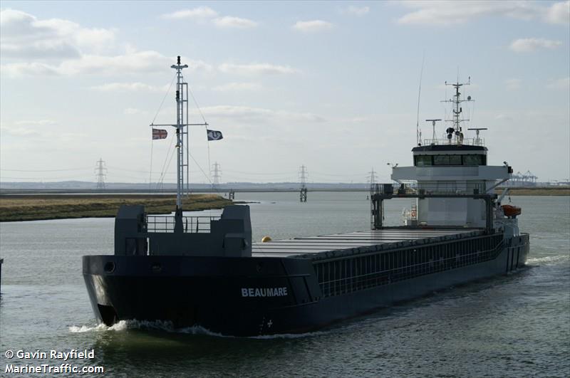 beaumare (General Cargo Ship) - IMO 9401245, MMSI 244819000, Call Sign PHMW under the flag of Netherlands