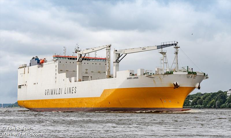 grande luanda (Ro-Ro Cargo Ship) - IMO 9724738, MMSI 247342300, Call Sign IBFV under the flag of Italy