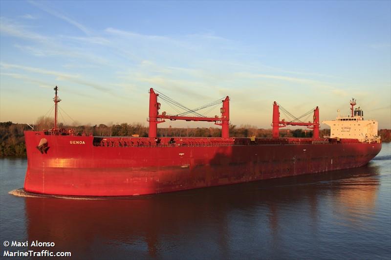 genoa (Bulk Carrier) - IMO 9805659, MMSI 248376000, Call Sign 9HA4627 under the flag of Malta