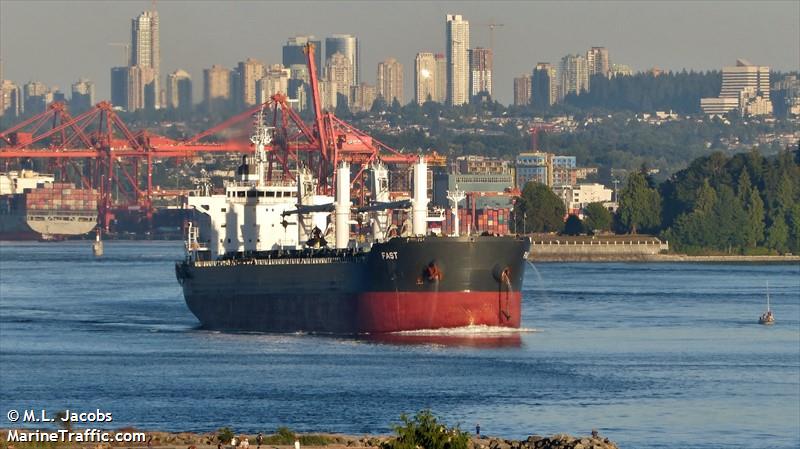 fast (Bulk Carrier) - IMO 9513842, MMSI 256860000, Call Sign 9HA2947 under the flag of Malta