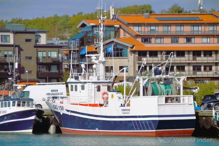 gg158 nimrod (Fishing vessel) - IMO , MMSI 266052000, Call Sign SKLI under the flag of Sweden