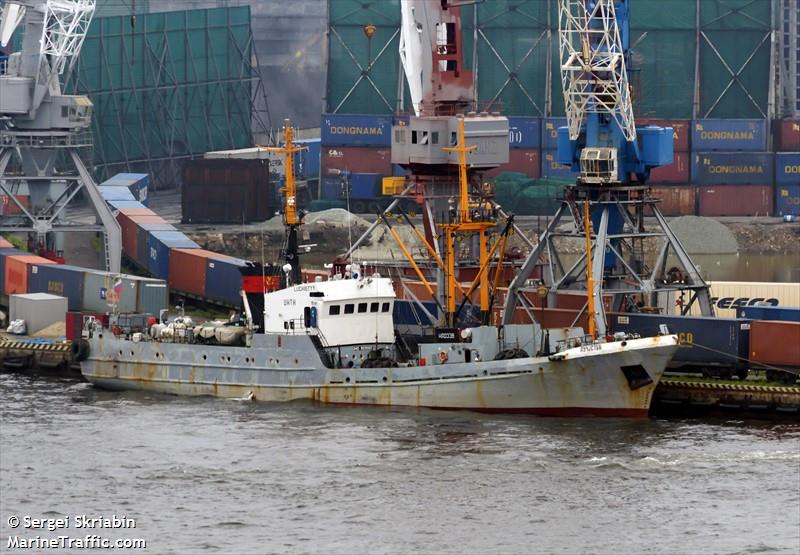 luchistyy (Fish Carrier) - IMO 8035087, MMSI 273825810, Call Sign UHTH under the flag of Russia