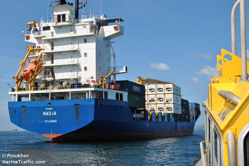 nadja (General Cargo Ship) - IMO 9252876, MMSI 304460000, Call Sign V2CO3 under the flag of Antigua & Barbuda
