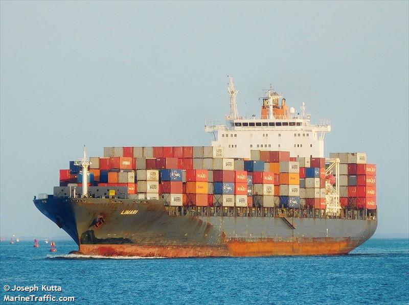 limari (Container Ship) - IMO 9290816, MMSI 310761000, Call Sign ZCEU8 under the flag of Bermuda