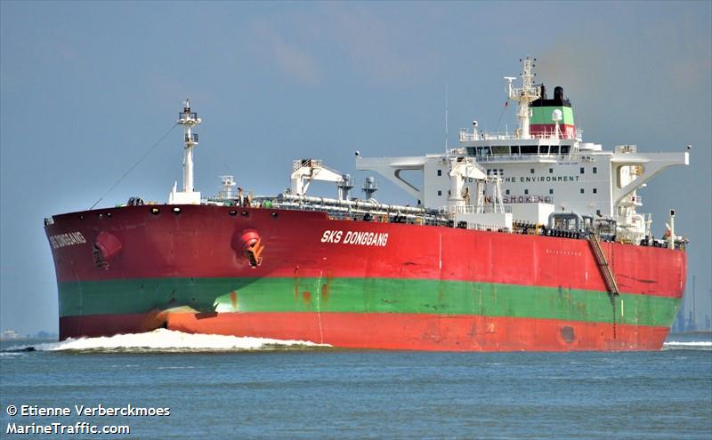 sks donggang (Crude Oil Tanker) - IMO 9461855, MMSI 311053800, Call Sign C6ZE4 under the flag of Bahamas