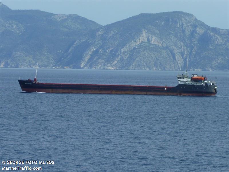 volodymyr vorobyov (General Cargo Ship) - IMO 7945857, MMSI 341572000, Call Sign V4BA4 under the flag of St Kitts & Nevis