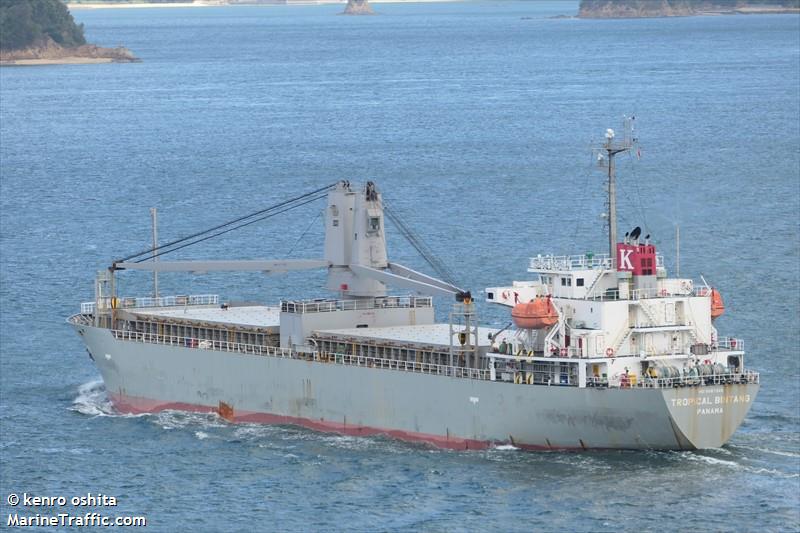 tropical bintang (General Cargo Ship) - IMO 9567348, MMSI 357987000, Call Sign 3FRW4 under the flag of Panama