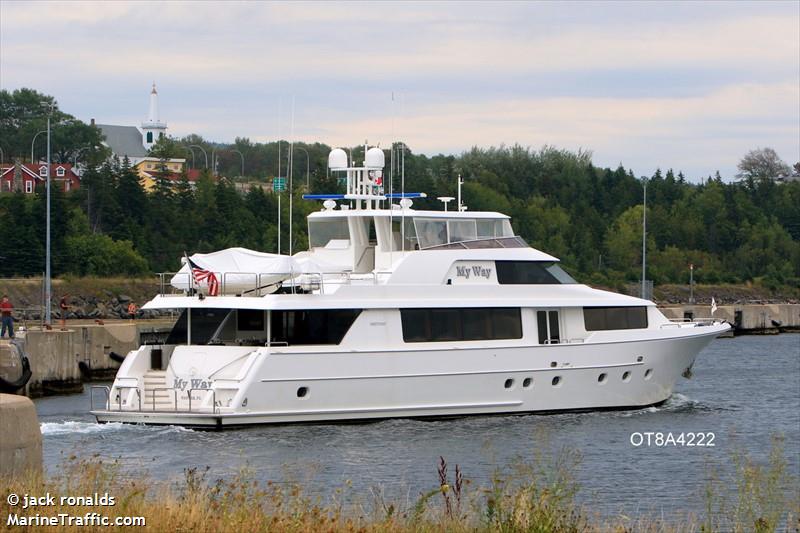 my way (Pleasure craft) - IMO , MMSI 368006080, Call Sign WDJ7372 under the flag of United States (USA)