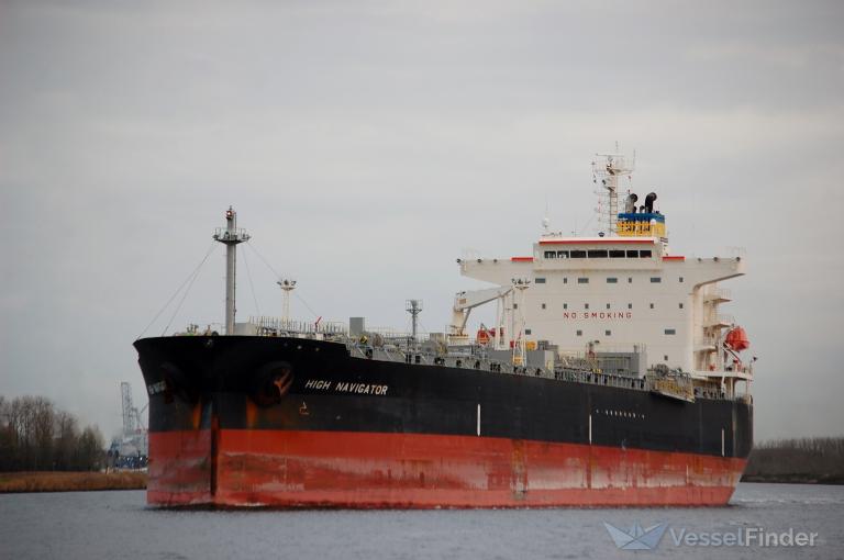 high navigator (Chemical/Oil Products Tanker) - IMO 9814143, MMSI 371103000, Call Sign 3EFA4 under the flag of Panama
