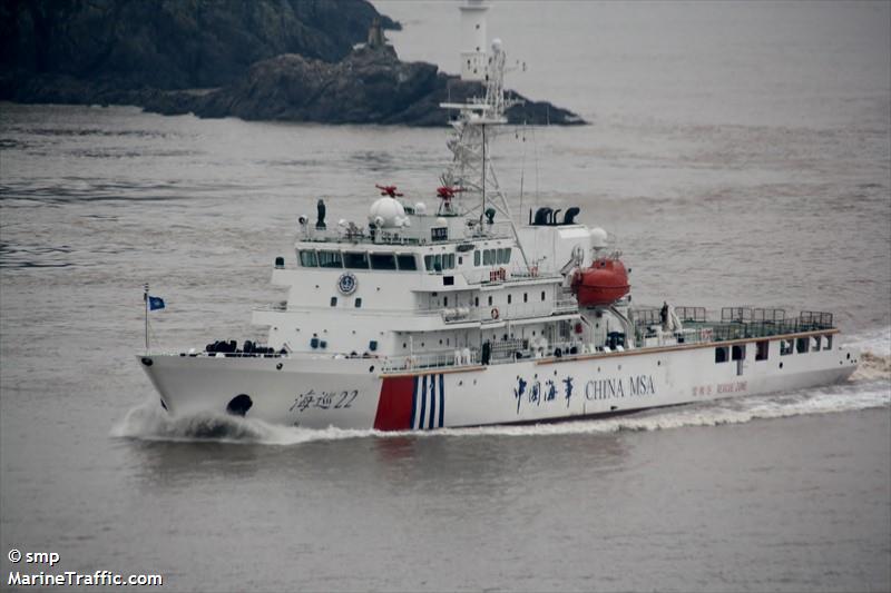 hai xun 22 (Patrol Vessel) - IMO 9672753, MMSI 412828000, Call Sign BTJA under the flag of China
