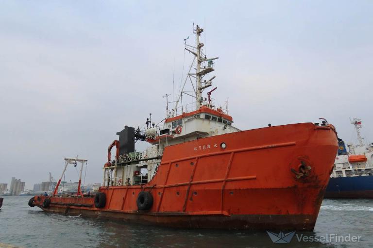 ta han no.711 (Offshore Tug/Supply Ship) - IMO 7820992, MMSI 416005004, Call Sign BQ3054 under the flag of Taiwan