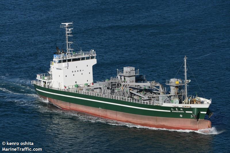shinsei maru (Aggregates Carrier) - IMO 9666003, MMSI 431004315, Call Sign JD3498 under the flag of Japan