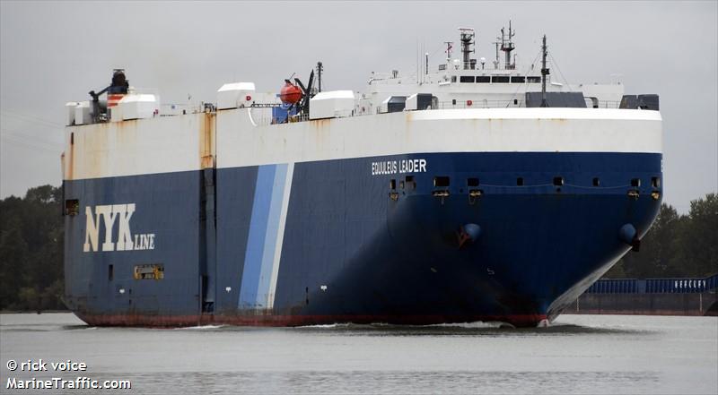 equuleus leader (Vehicles Carrier) - IMO 9342906, MMSI 431816000, Call Sign 7JZB under the flag of Japan