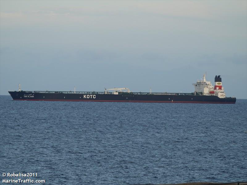 umm al aish (Crude Oil Tanker) - IMO 9534781, MMSI 447025000, Call Sign 9KEL under the flag of Kuwait