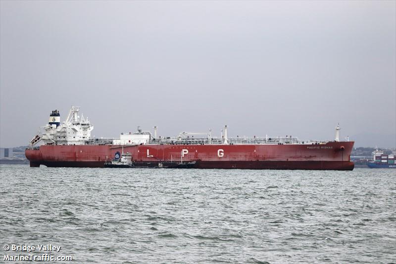 pacific rizhao (LPG Tanker) - IMO 9739989, MMSI 477810400, Call Sign VRPM3 under the flag of Hong Kong