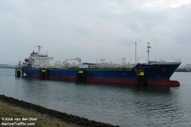 fairchem friesian (Chemical/Oil Products Tanker) - IMO 9367413, MMSI 538003291, Call Sign V7PU7 under the flag of Marshall Islands