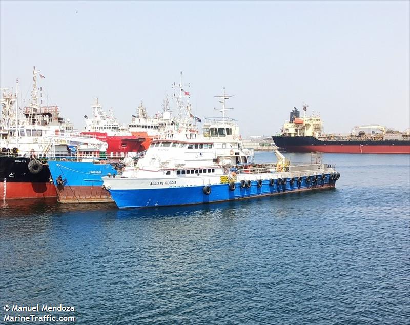 allianz gloria (Offshore Tug/Supply Ship) - IMO 9271494, MMSI 538004136, Call Sign V7VJ6 under the flag of Marshall Islands