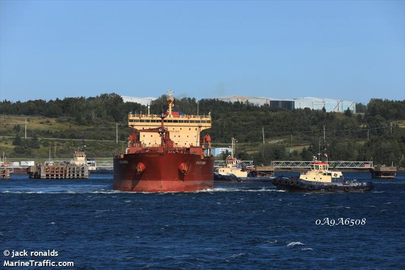 river shiner (Oil Products Tanker) - IMO 9289752, MMSI 538005422, Call Sign V7DR3 under the flag of Marshall Islands
