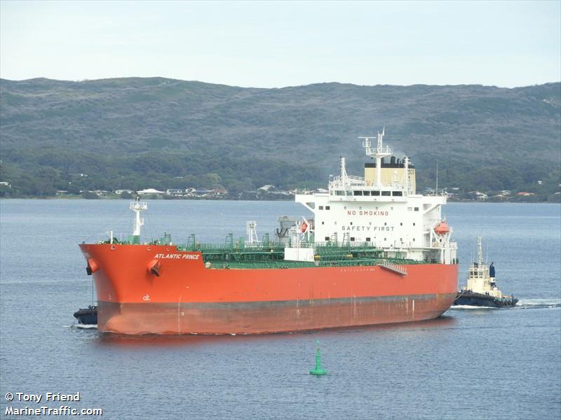 atlantic prince (Chemical/Oil Products Tanker) - IMO 9874662, MMSI 538008812, Call Sign V7A2789 under the flag of Marshall Islands