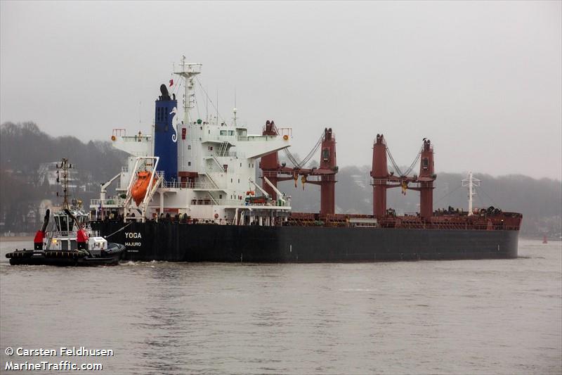 yoga (Bulk Carrier) - IMO 9790921, MMSI 538090520, Call Sign V7ND9 under the flag of Marshall Islands