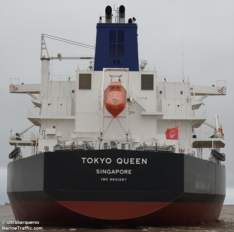 tokyo queen (Bulk Carrier) - IMO 9841287, MMSI 563102200, Call Sign 9V6476 under the flag of Singapore