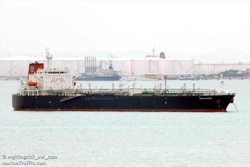 ocean summer (Oil Products Tanker) - IMO 9379040, MMSI 563937000, Call Sign S6HB3 under the flag of Singapore