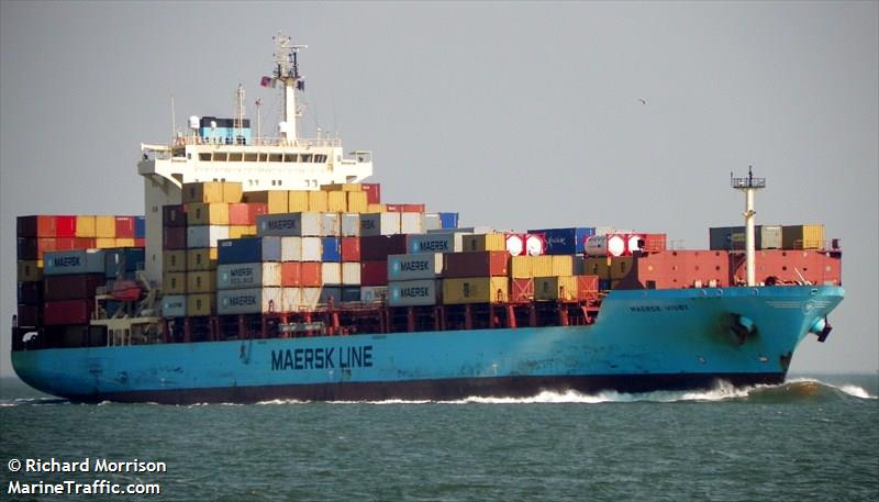 maersk visby (Container Ship) - IMO 9411367, MMSI 564979000, Call Sign 9V8827 under the flag of Singapore