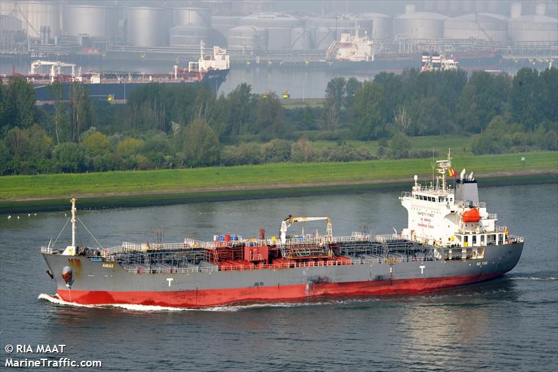 amias (Chemical/Oil Products Tanker) - IMO 9342786, MMSI 574004850, Call Sign XVGD7 under the flag of Vietnam