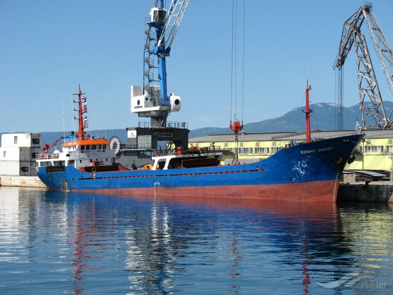 emine anne (General Cargo Ship) - IMO 9145360, MMSI 577397000, Call Sign YJWJ2 under the flag of Vanuatu